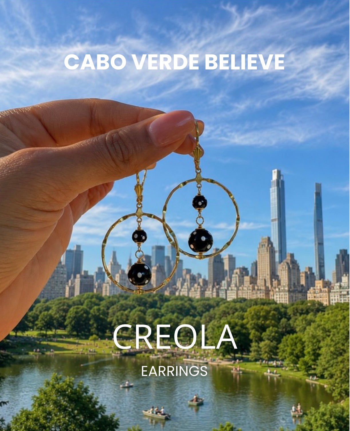 Creola Hoop Earrings – Conta Di Ojo Protection Jewelry Gold plated