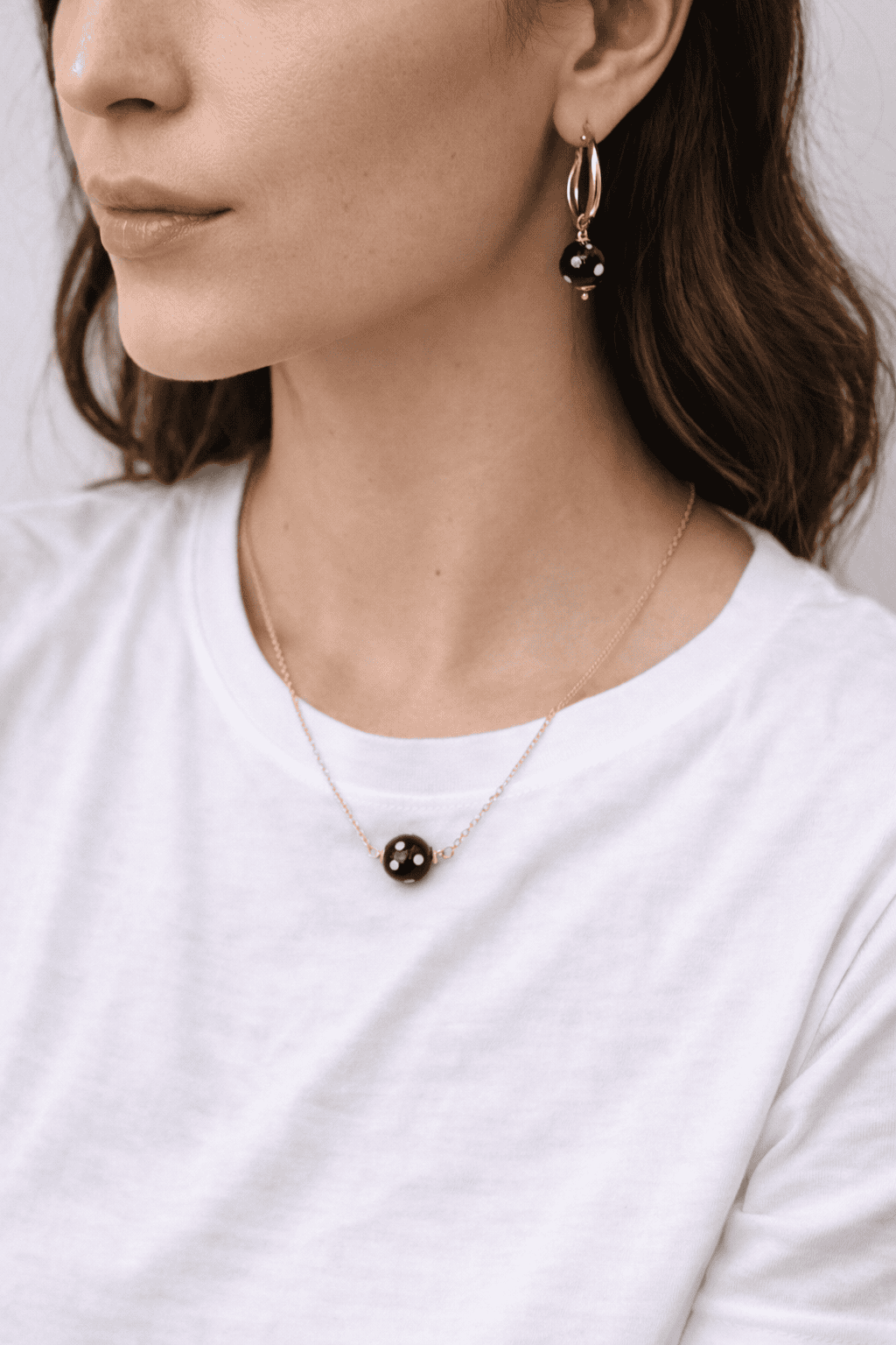 Filhota Necklace - Dainty Evil Eye Protection Jewelry