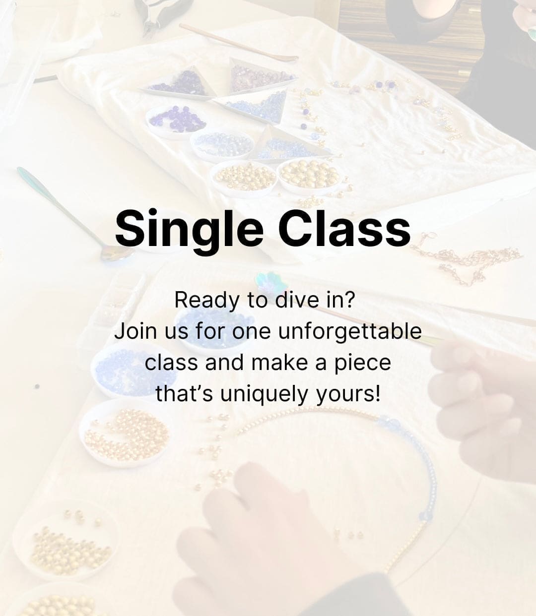✨ Jewelry Making Class in NYC | Make Your Own Jewelry in 1 Hour ✨