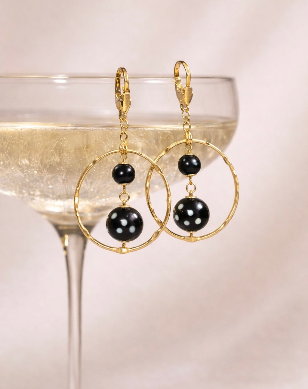 Creola Evil Eye Hoop Earrings – Gold Conta Di Ojo Protection Jewelry