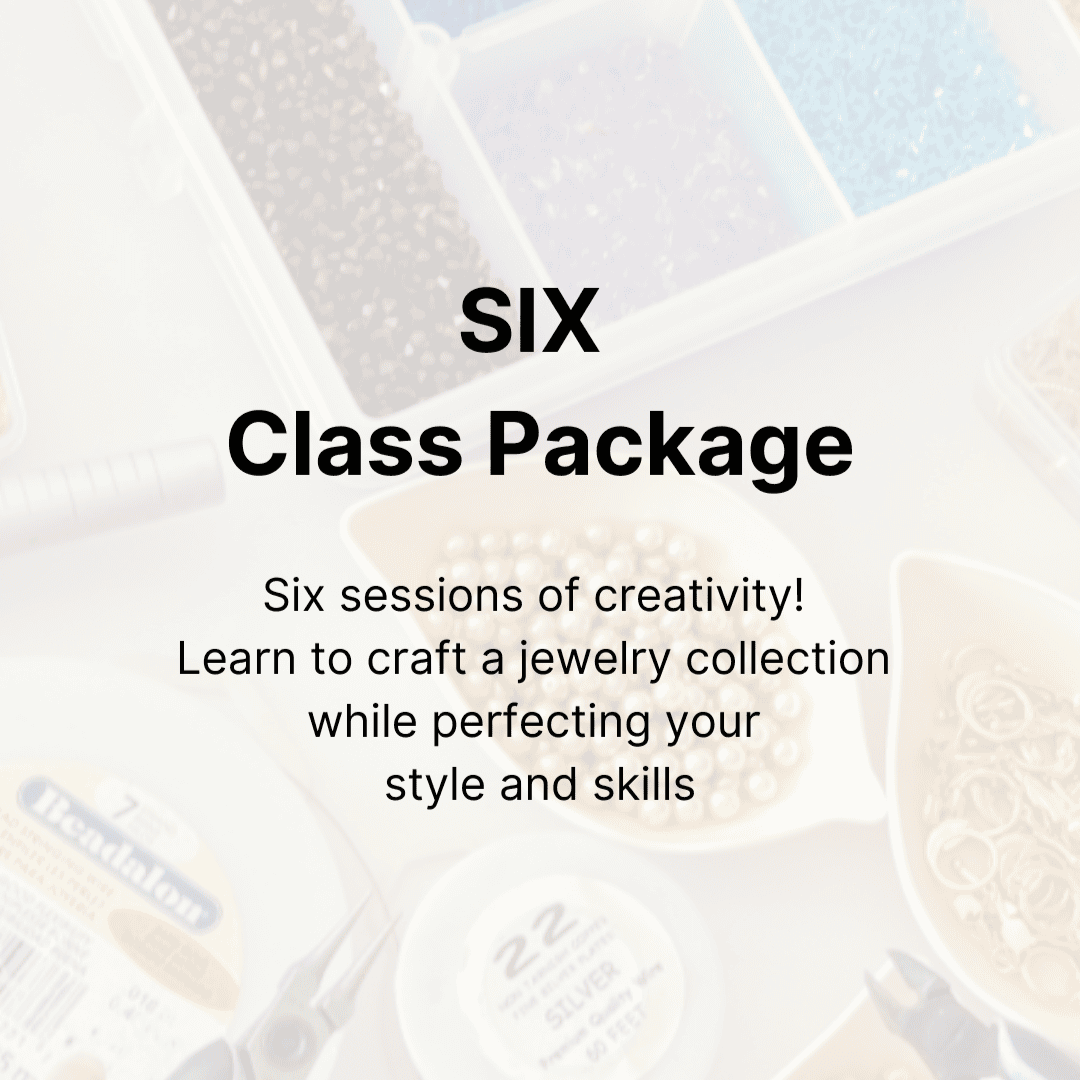 Jewelry Making Class Package – 6-Session Bead & Wire Workshop NYC