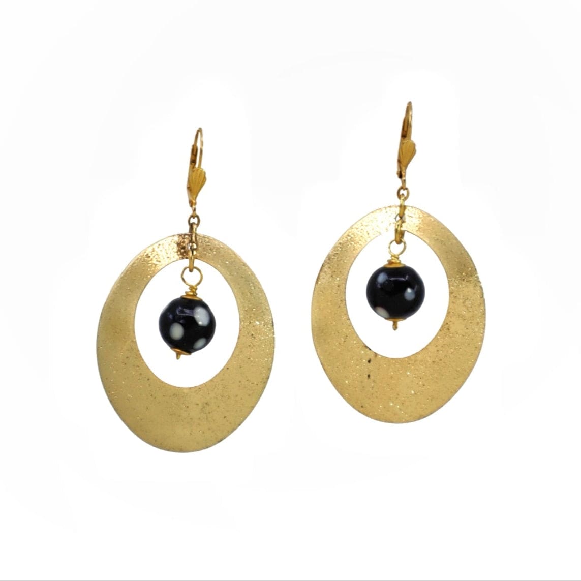 Querida Evil Eye Hoop Earrings – Gold Plated Protection Jewelry