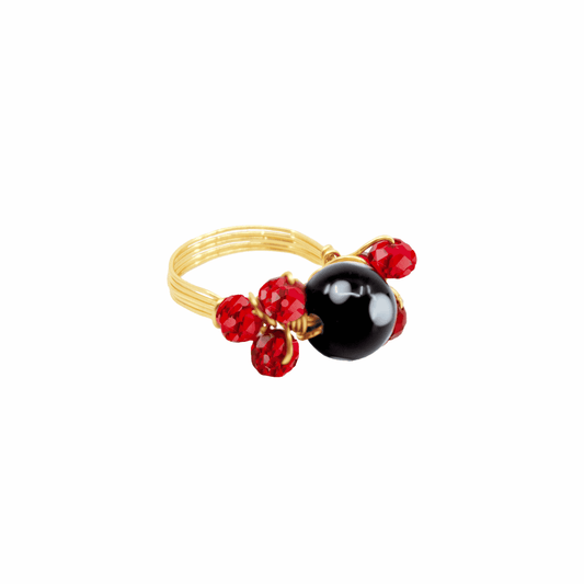 Golden Ruby Ring