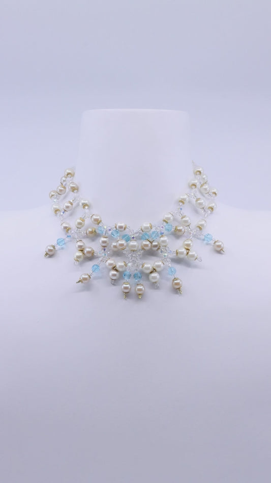 Pearl's Web Necklace