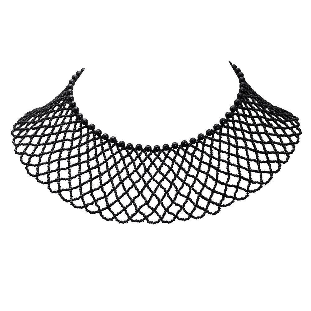 Jet Choker - Alzerina Jewelry