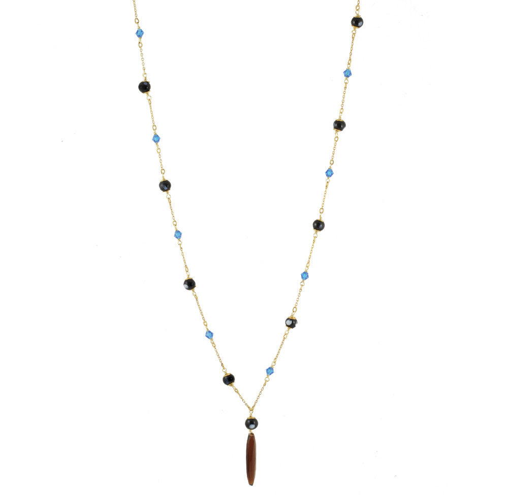 Neta Necklace – Delicate Beaded Evil Eye Protection Necklace