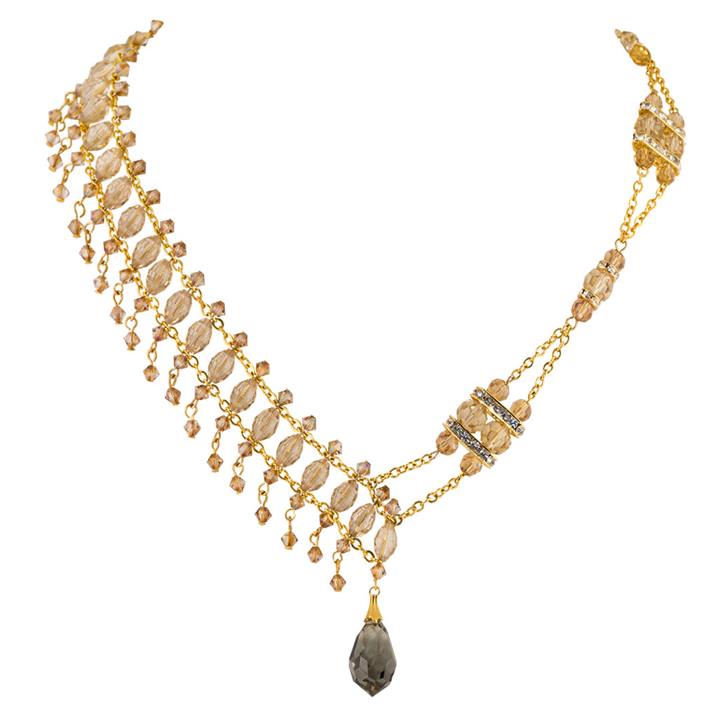 Venice Two Tier Asymetric Necklace main image 1