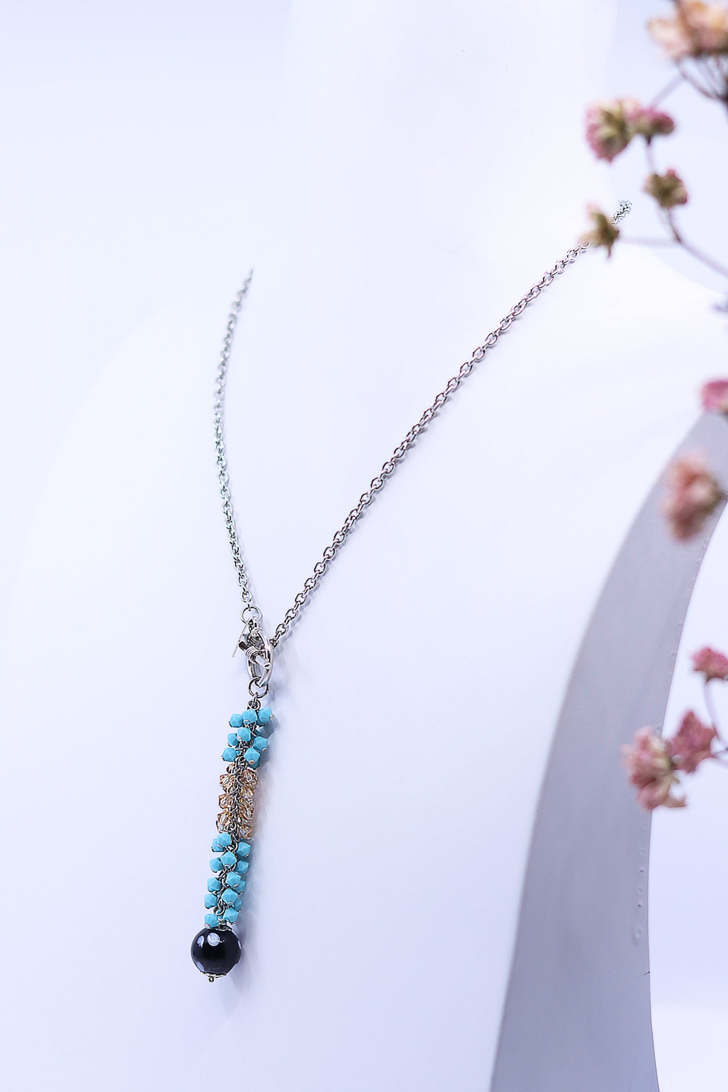 Sapphire Martini Necklace