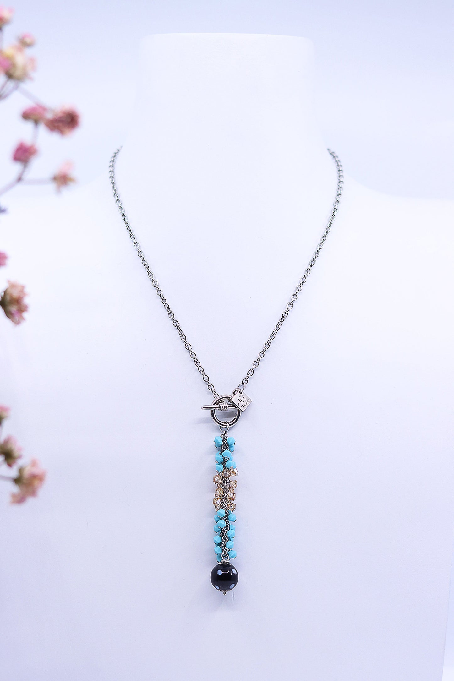 Sapphire Martini Necklace
