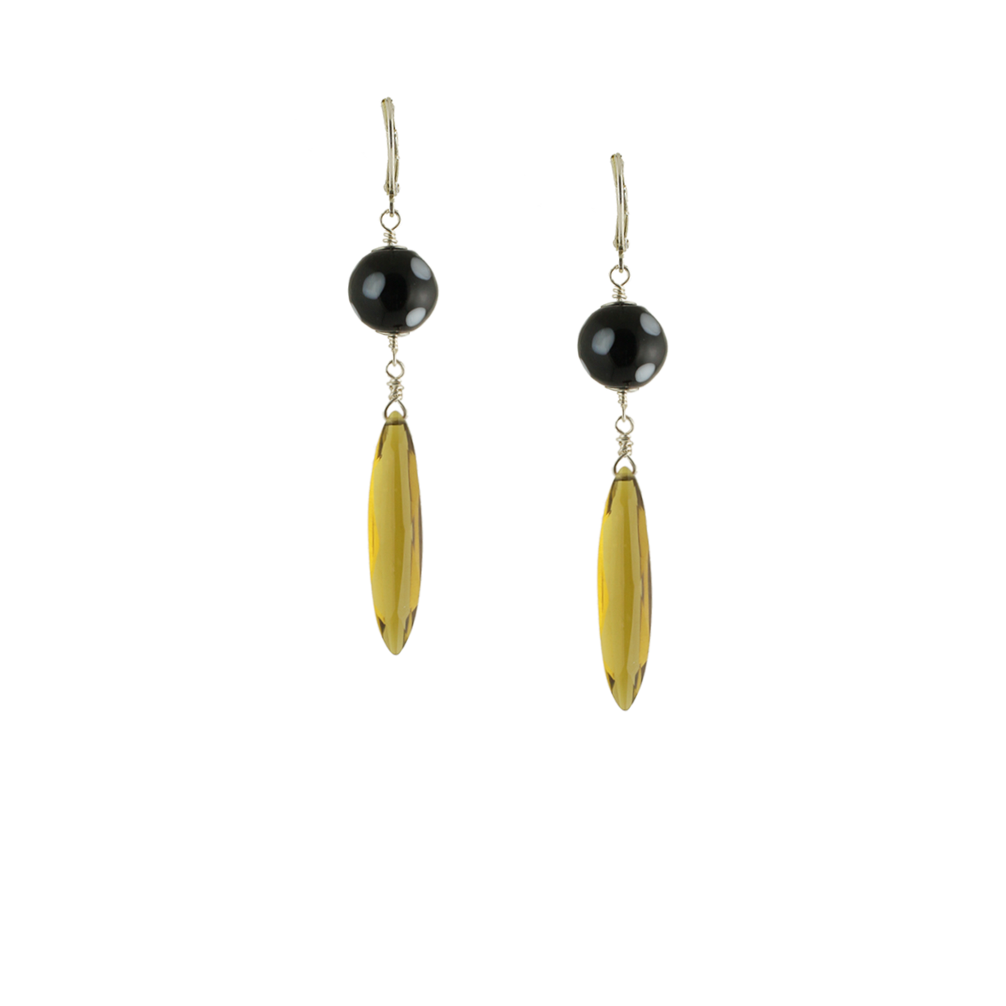 Drop earrings | Crystal drop earrings