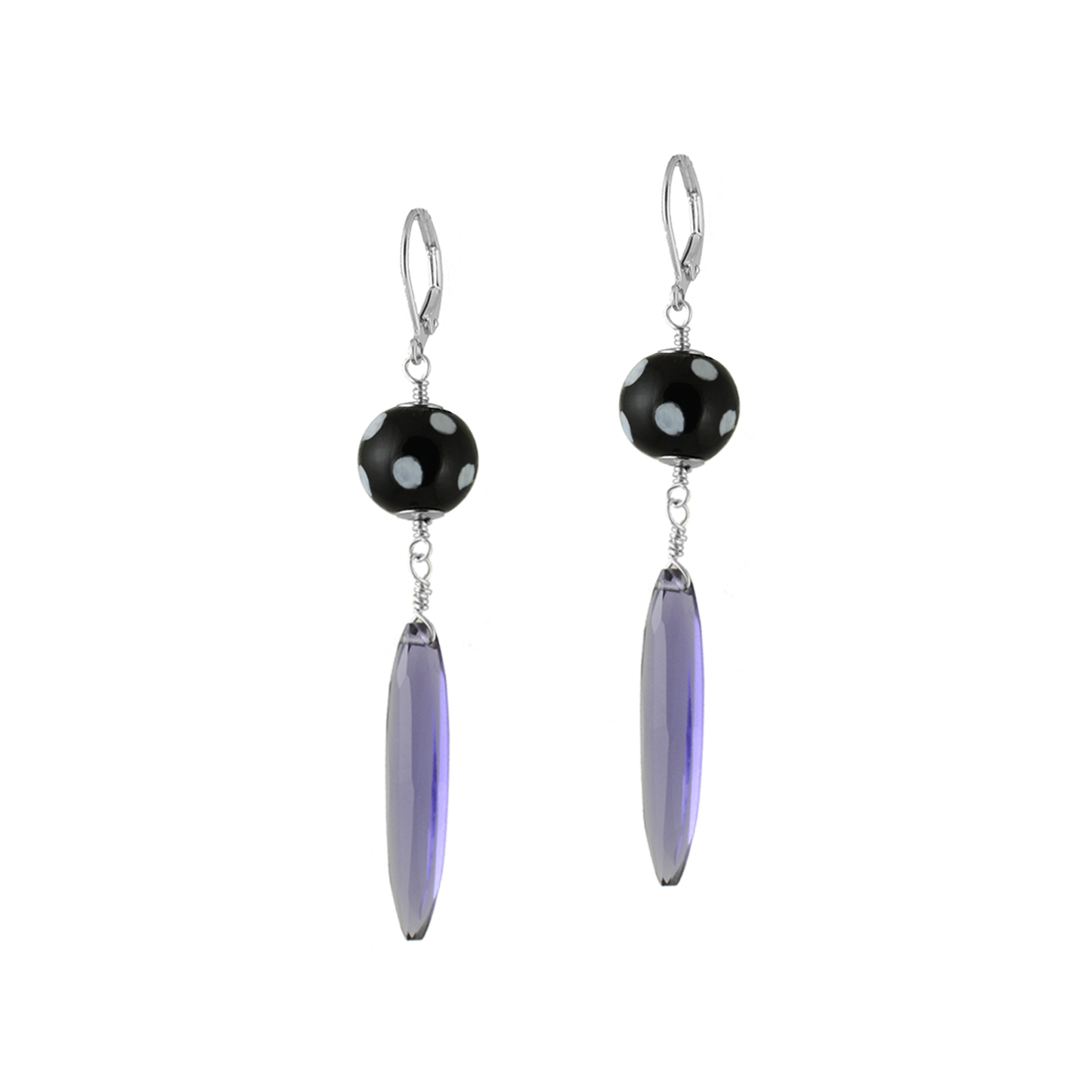 Drop earrings | Crystal drop earrings