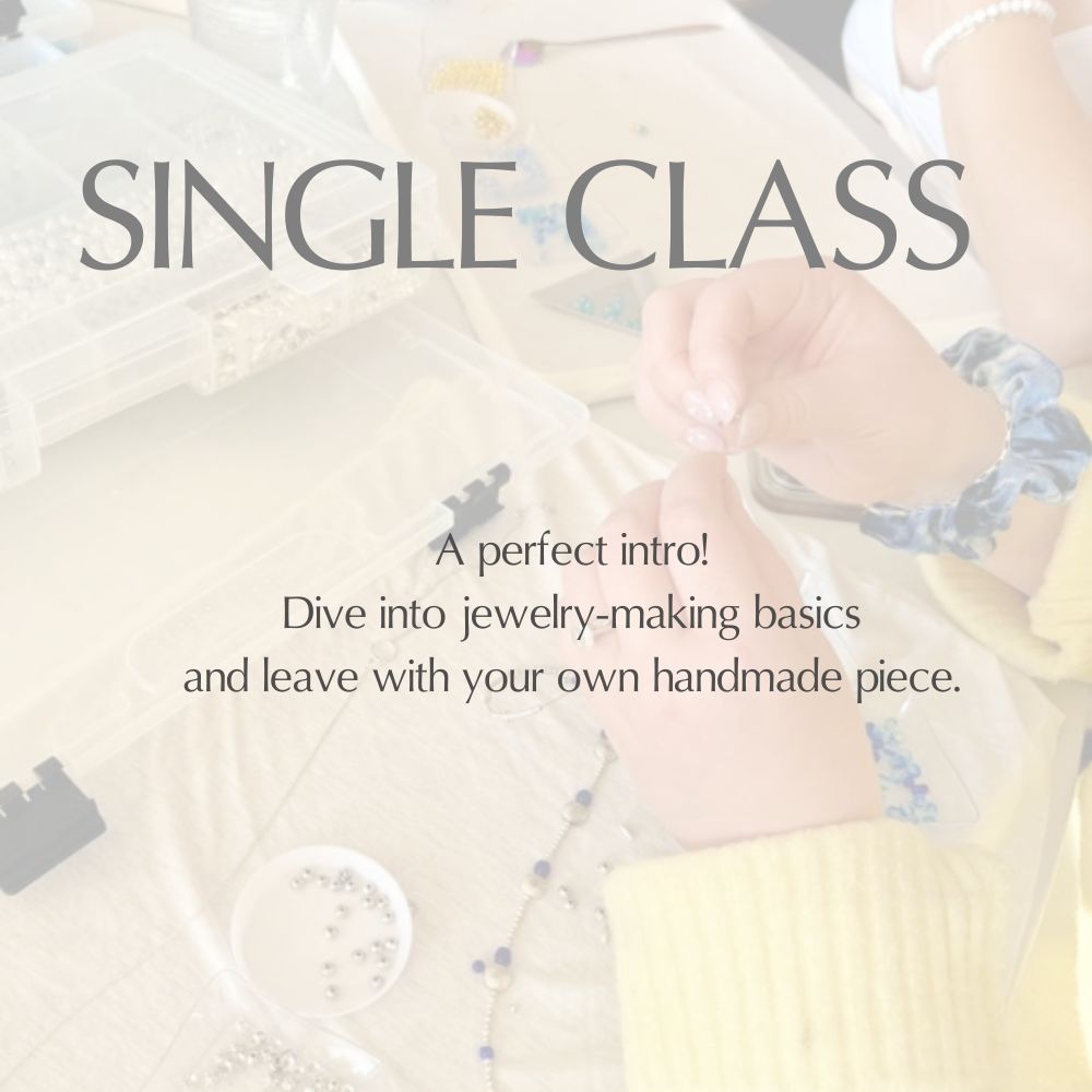 1-Hour Jewelry Making Class NYC – Single Enrollment Workshop