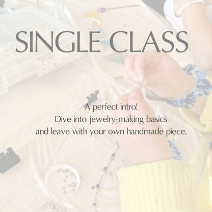 1-Hour Jewelry Making Class NYC – Single Enrollment Workshop