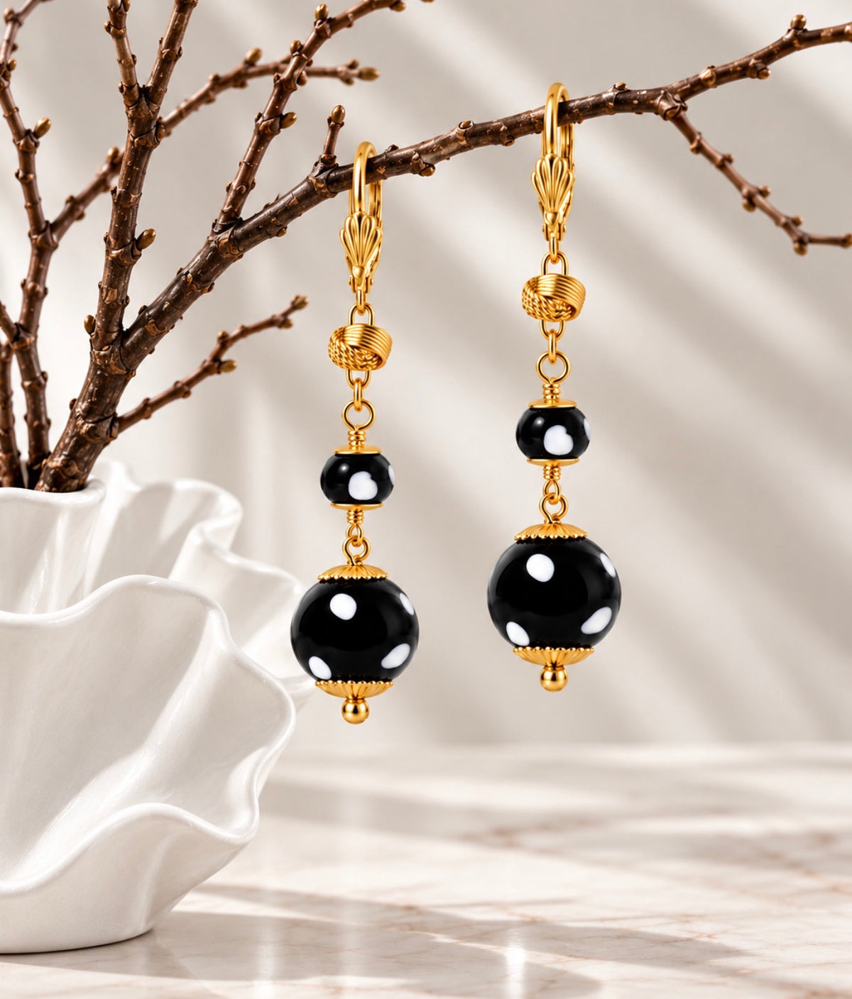 Miga Earrings – Gold-Plated Cabo Verde Believe Earrings
