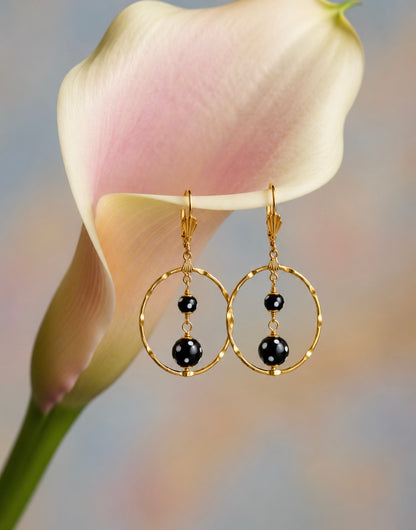 Creola Hoop Earrings – Conta Di Ojo Protection Jewelry Gold plated