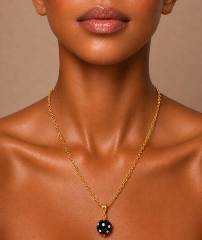 The Jackpot Necklace – Conta di Ojo Bead | Cabo Verde Inspired Jewelry