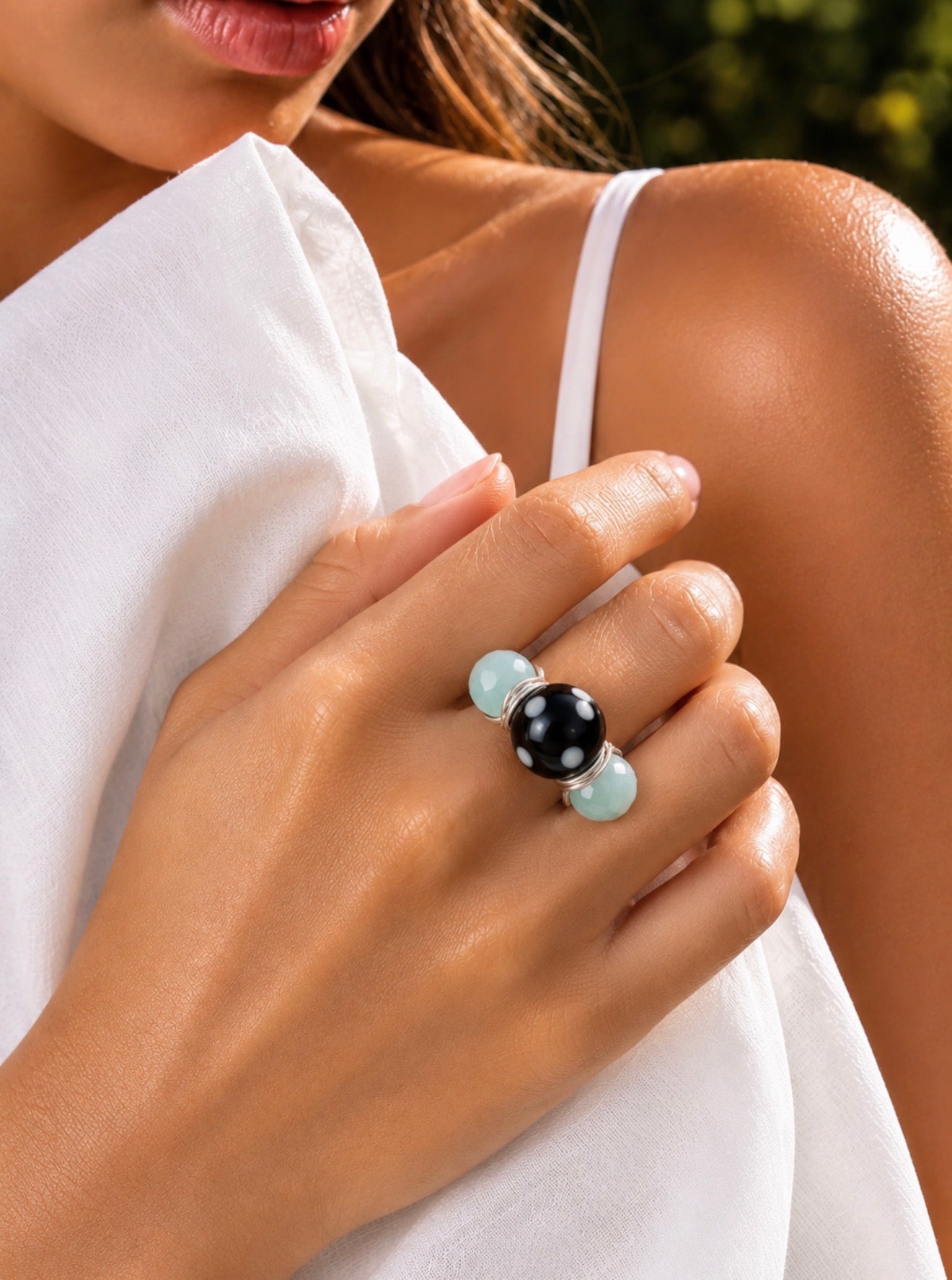 Luar Ring – Cabo Verde Conta Di Ojo Handmade Ring