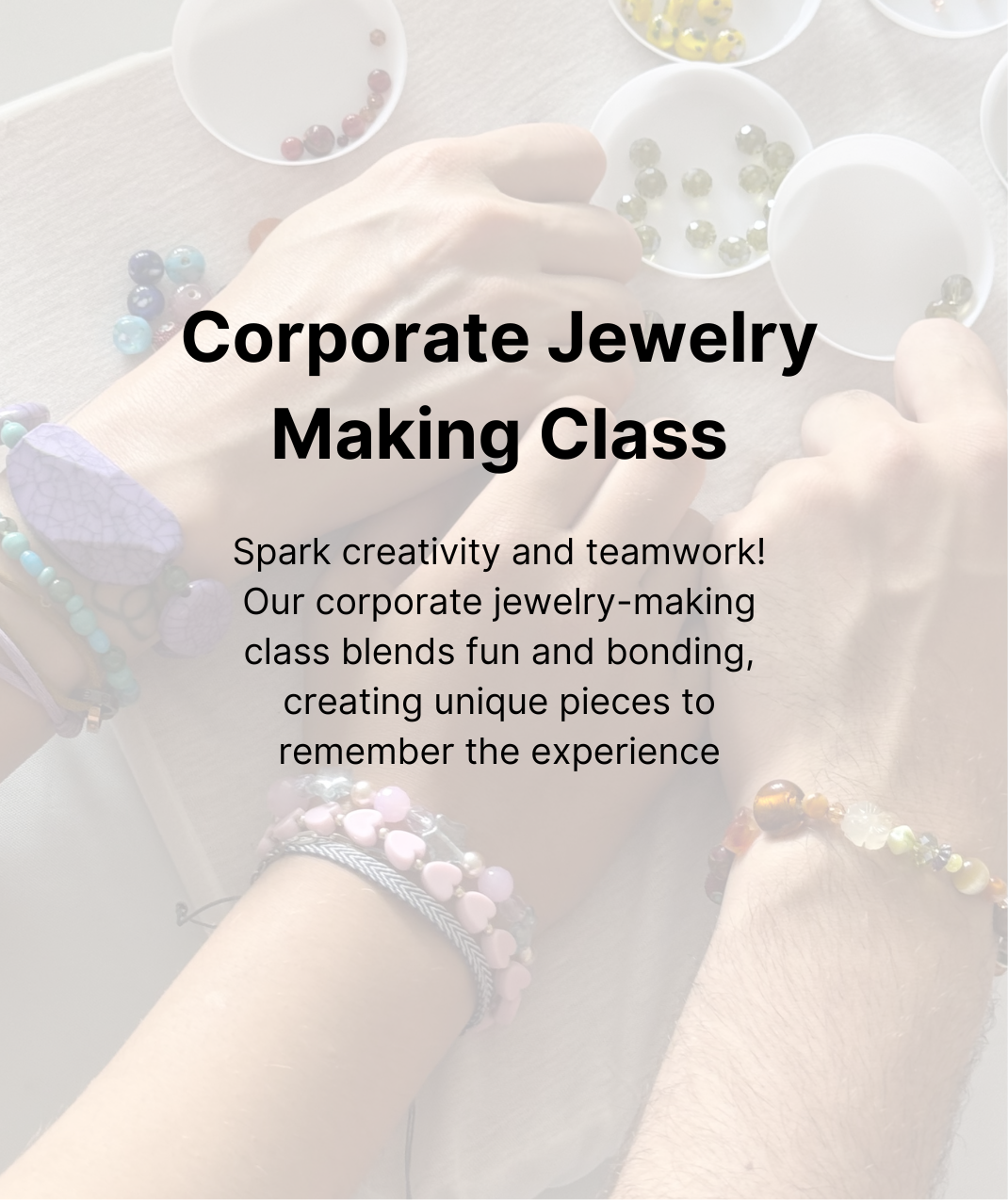 Corporate Jewelry-Making Class