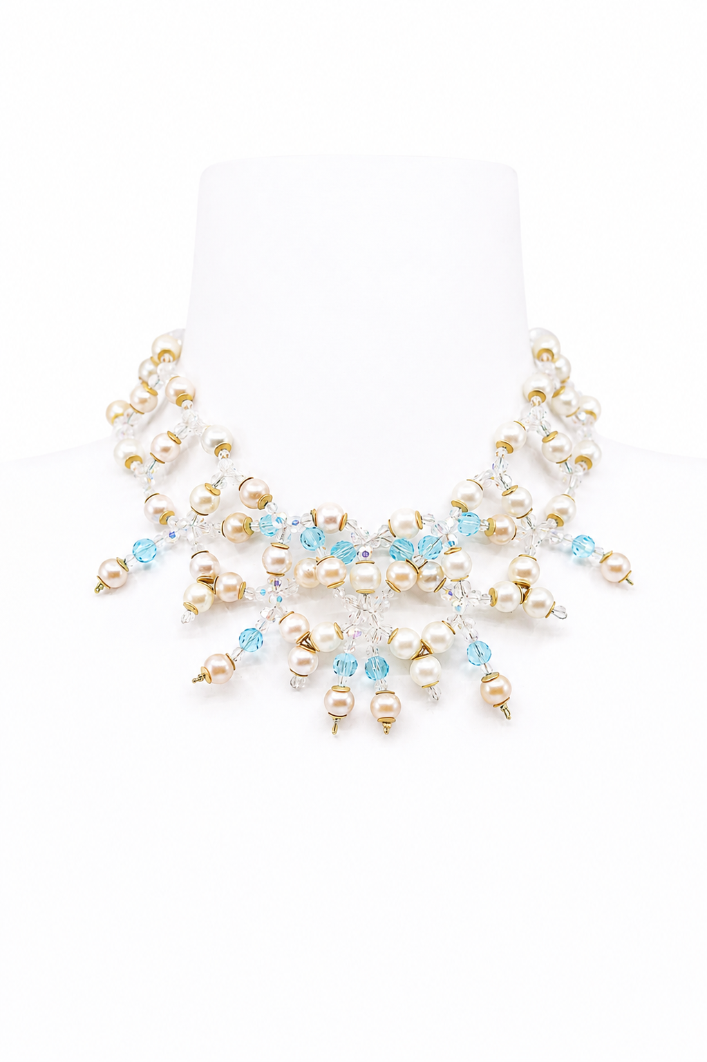 Pearl's Web Necklace