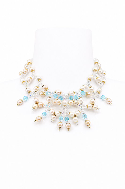 Pearl's Web Necklace