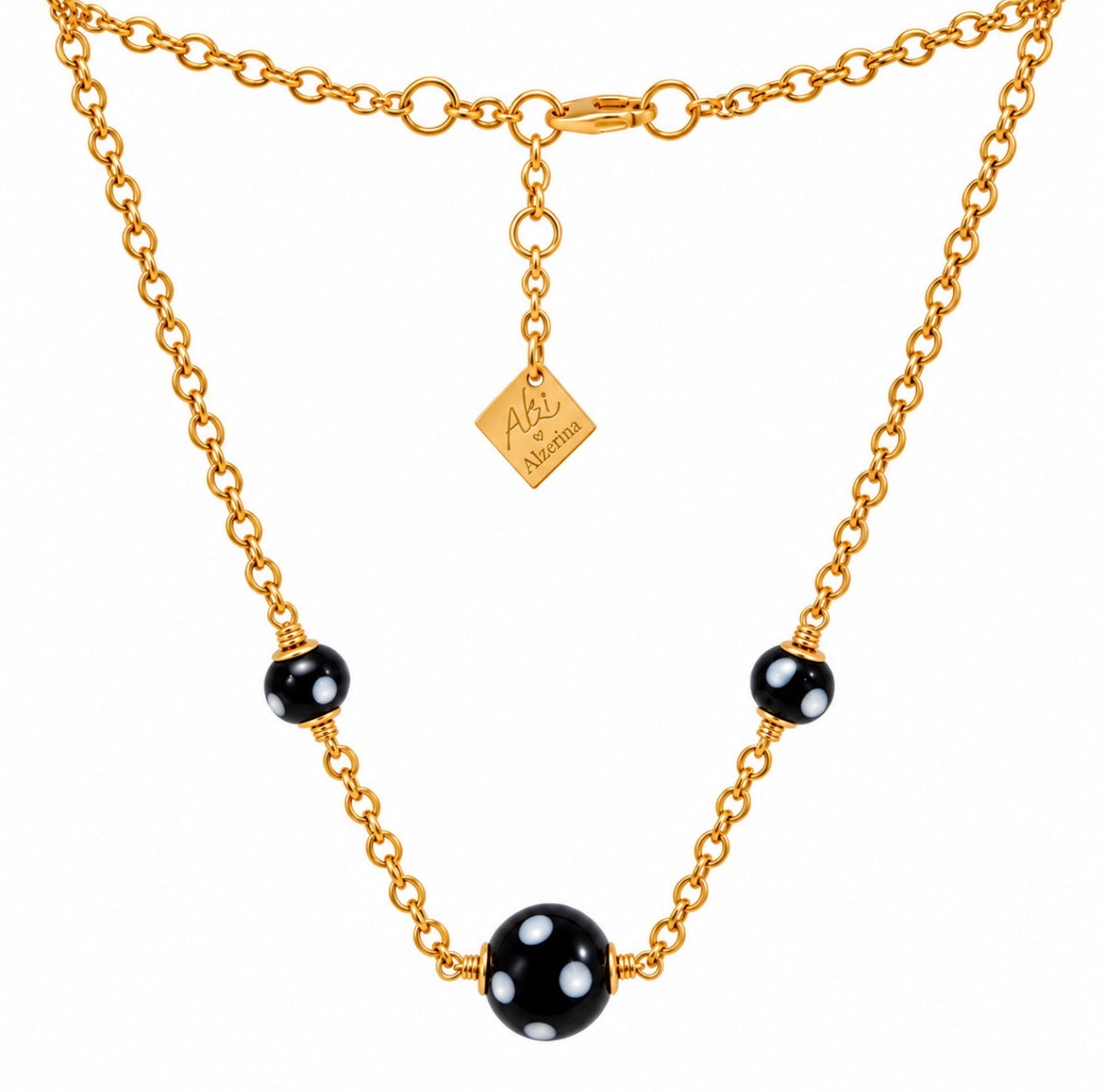 Kriolinha Necklace – Handmade Conta Di Ojo Jewelry