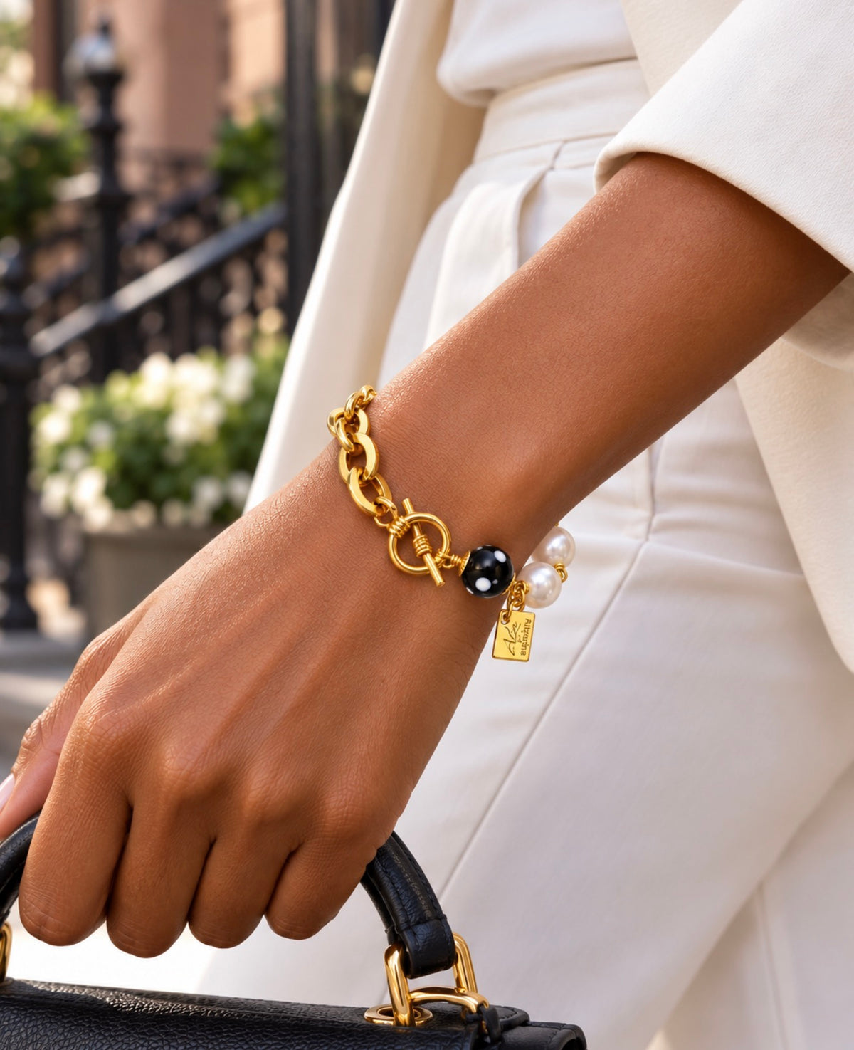 Belinda Pearl Bracelet – Conta Di Ojo Jewelry