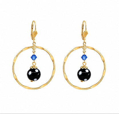 Adore Earrings – Gold-Plated Crystal Drop Earrings