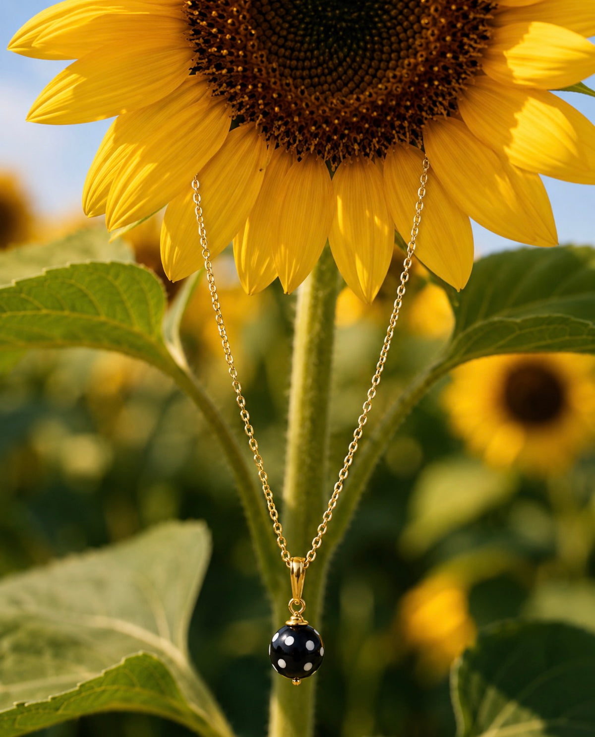 The Jackpot Necklace – Conta di Ojo Bead | Cabo Verde Inspired Jewelry
