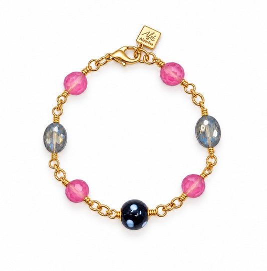 Analina Bracelet – Handmade Conta Di Ojo Bracelet