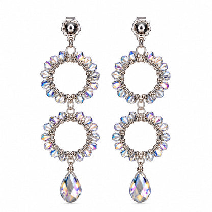 Praia Earrings | Crystal Statement Earrings – Queen Collection