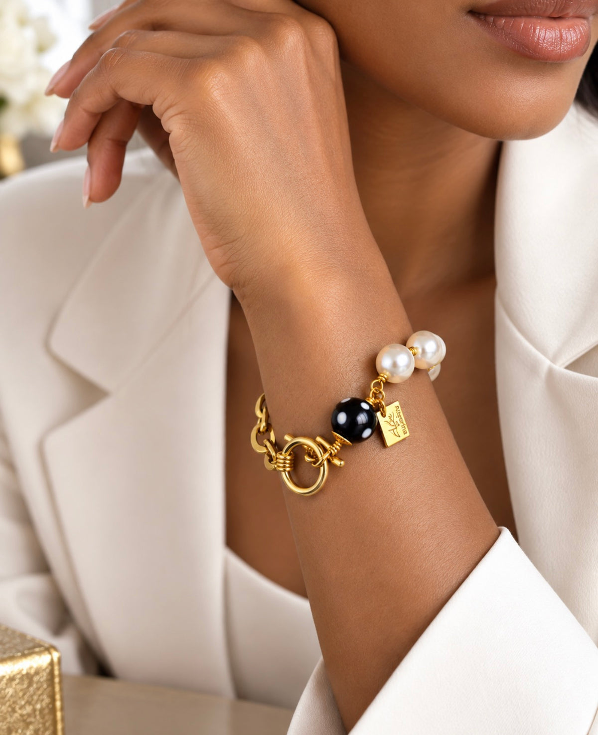 Belinda Pearl Bracelet – Conta Di Ojo Jewelry