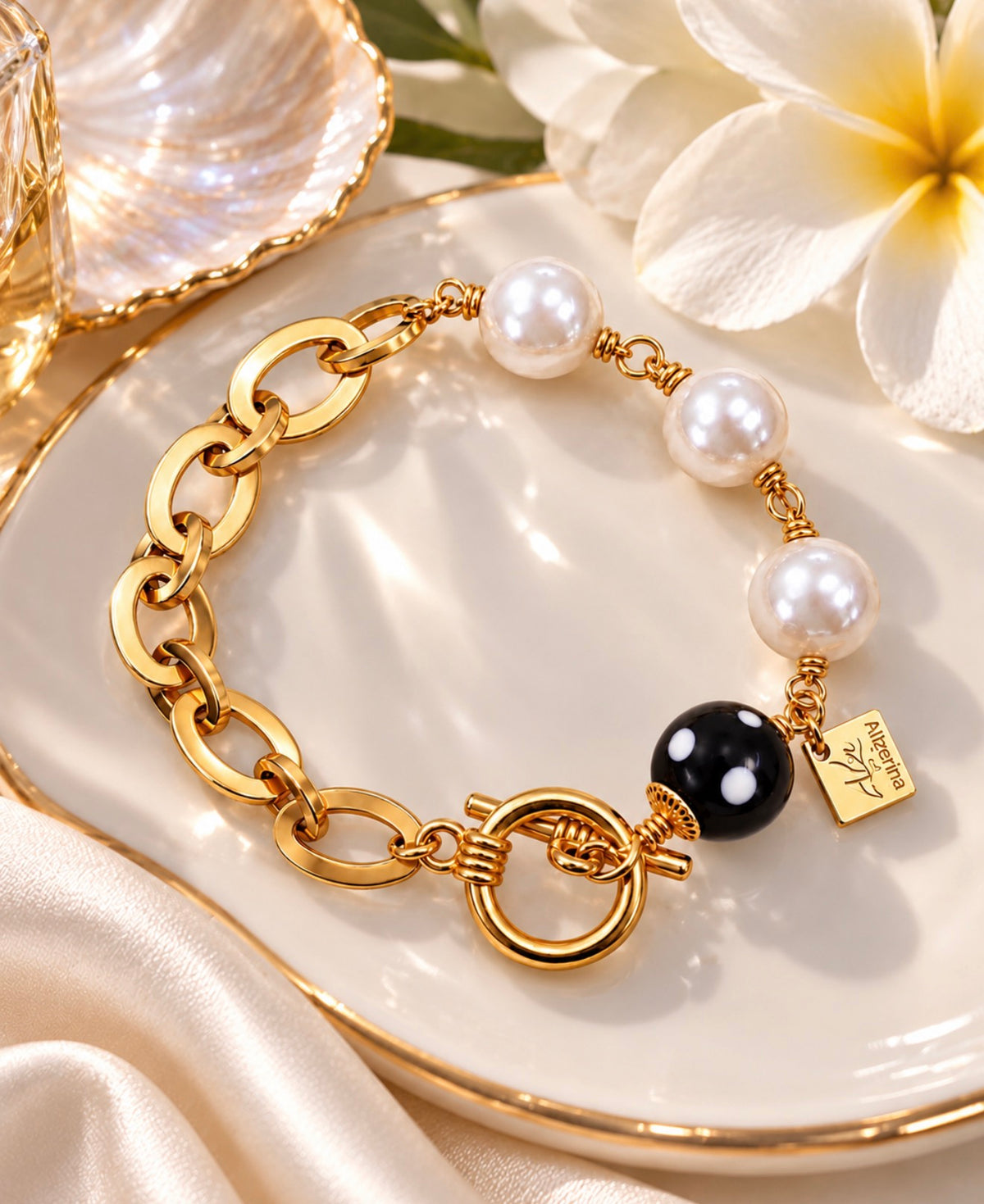 Belinda Pearl Bracelet – Conta Di Ojo Jewelry