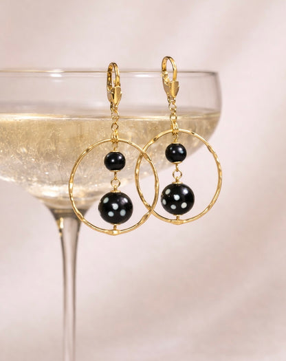 Creola Evil Eye Hoop Earrings – Gold Conta Di Ojo Protection Jewelry
