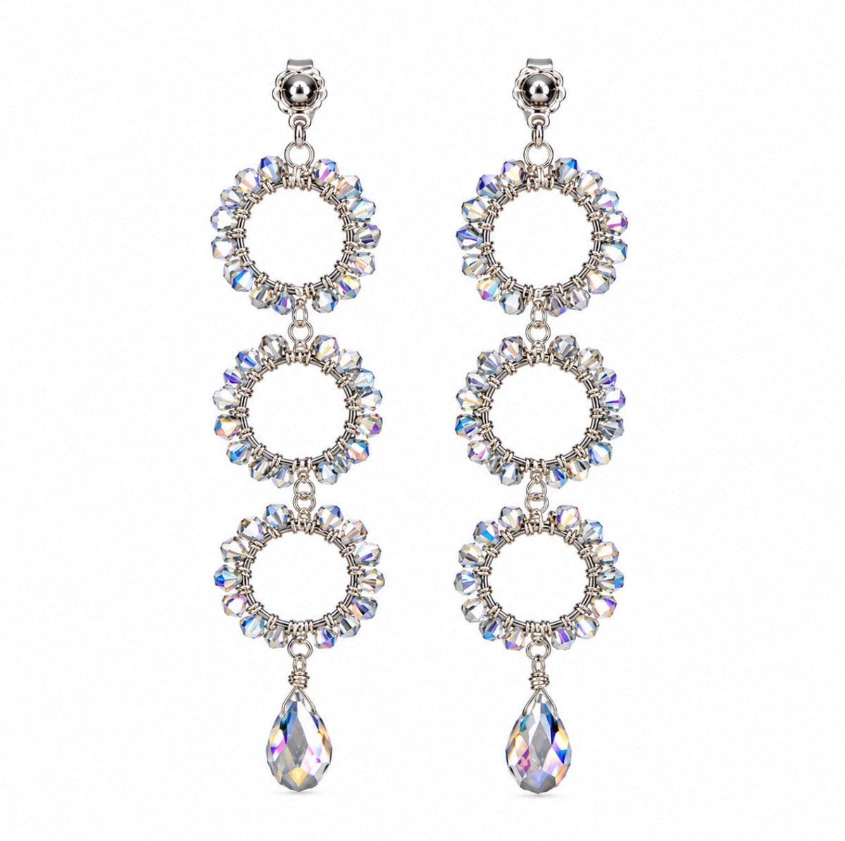 Praia Earrings | Crystal Statement Earrings – Queen Collection