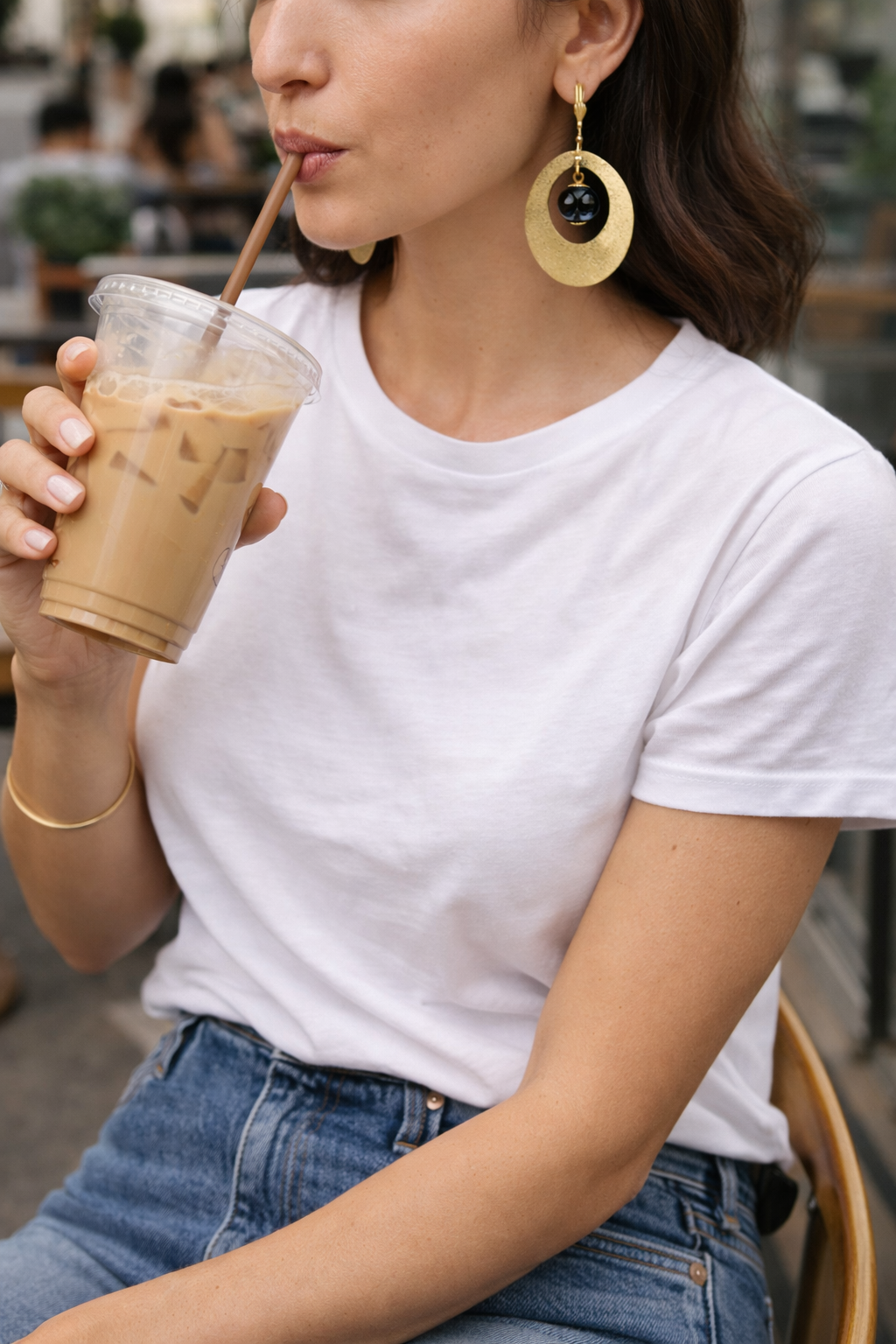 Querida Evil Eye Hoop Earrings – Gold Plated Protection Jewelry