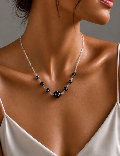 Maninha Necklace Conta Di Ojo Bead Necklace – Gold-Plated Jewelry Honoring Love & Memory