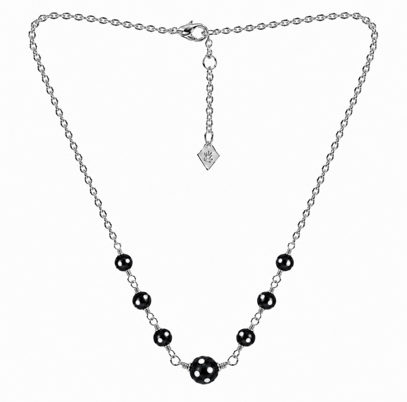 Maninha Necklace Conta Di Ojo Bead Necklace – Gold-Plated Jewelry Honoring Love & Memory