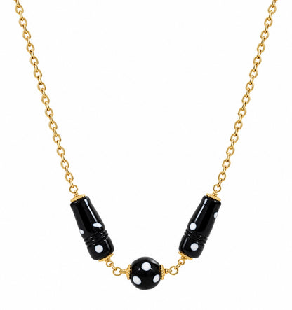 Pombas Necklace – Handmade Cabo Verde Conta di Ojo Bead Necklace