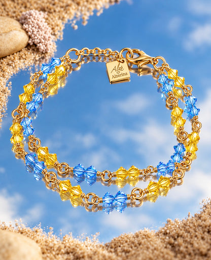 Penelope Bracelet – Elegant Handmade Crystal Bracelet | Alzerina Jewelry