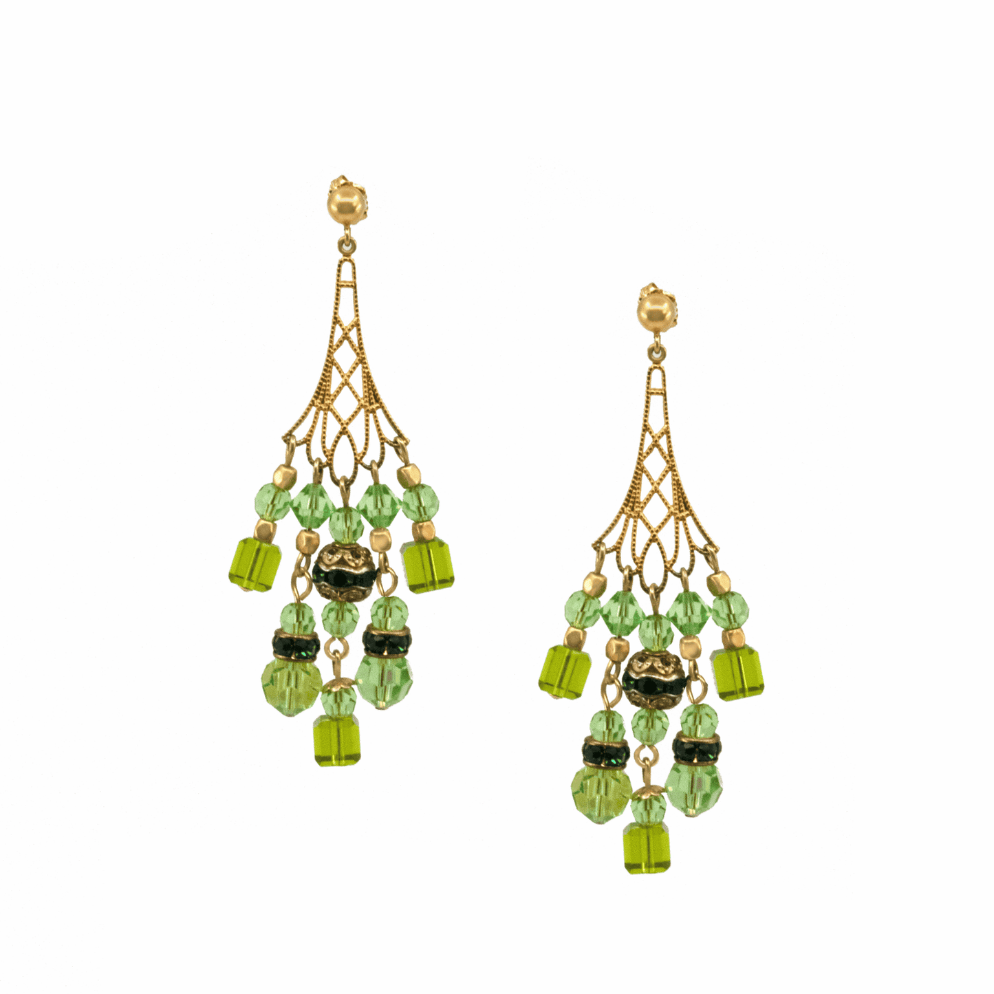 Leafy Chandelier Earrings