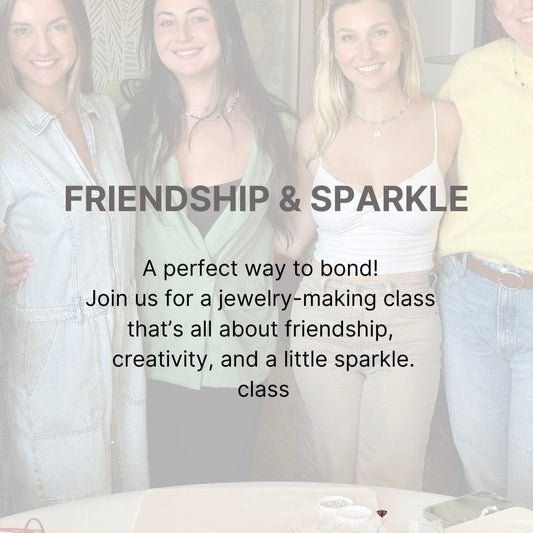 Group banner for Girls’ Jewelry-Making Class – Friendship & Sparkle Workshop