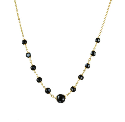 Maezinha Necklace – Gold Chain with Evil Eye Beads