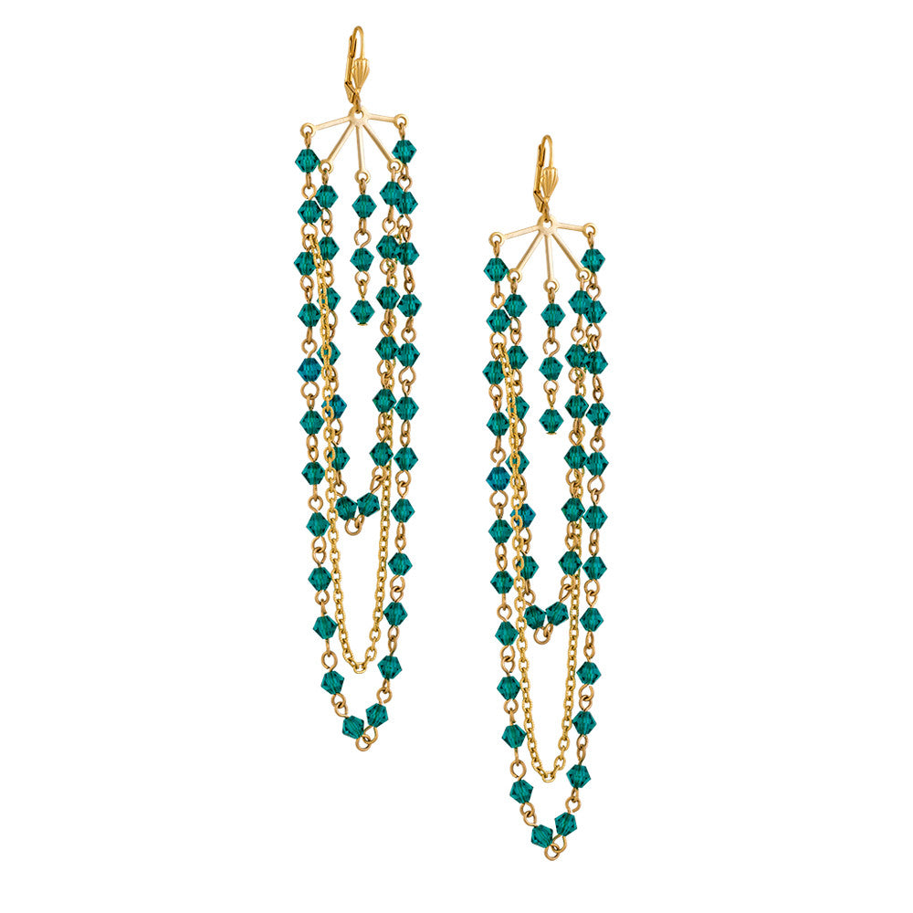 Sea Green Earrings - Alzerina Jewelry