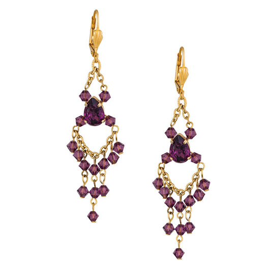Peplum Earrings - Alzerina Jewelry