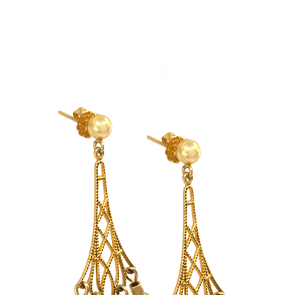 Leafy Chandelier Earrings