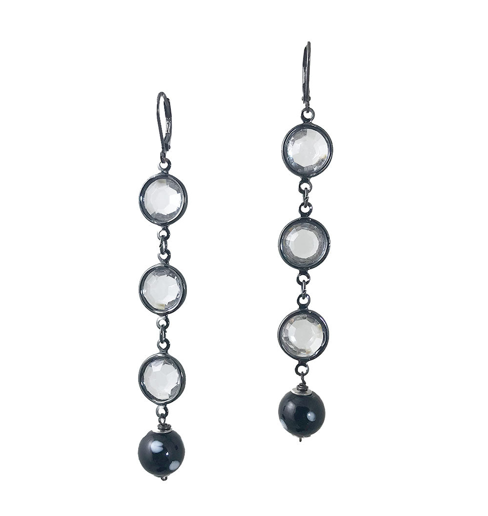 Drop earrings | Crystal drop earrings| Swarovski Crystal