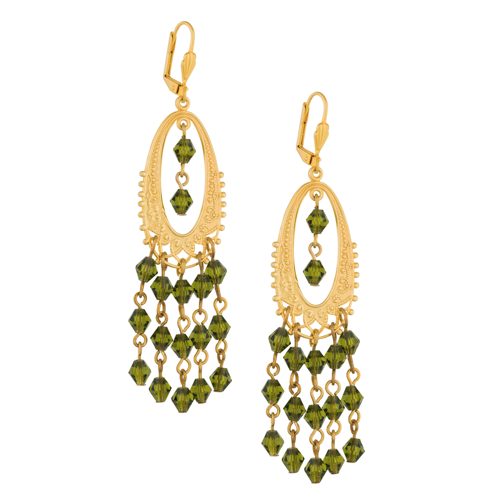 Peacock Earrings - Alzerina Jewelry