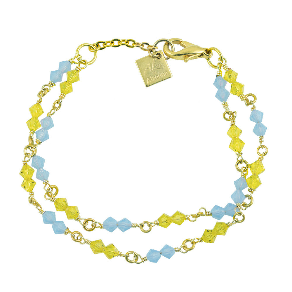 Swarovski, Jewelry, Gorgeous Swarovski Blue Crystal Bracelet
