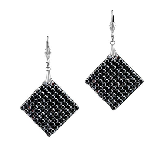 Times Square M Earrings - Alzerina Jewelry