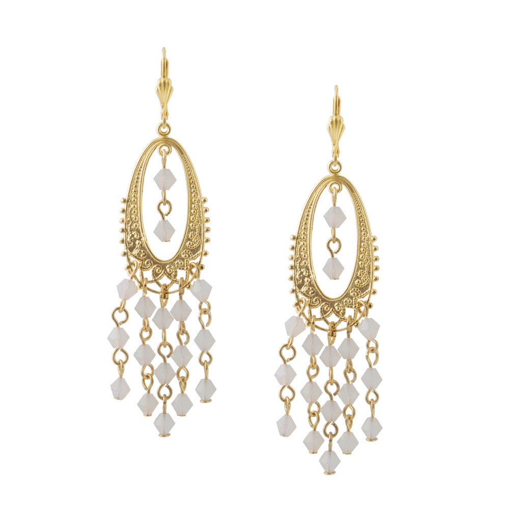Opal Waterfall Earrings - Alzerina Jewelry